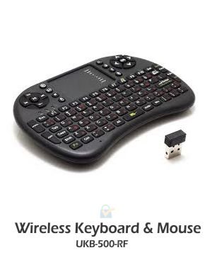 Mini Touch Pad Rf 500 Wireless Keyboard Mouse